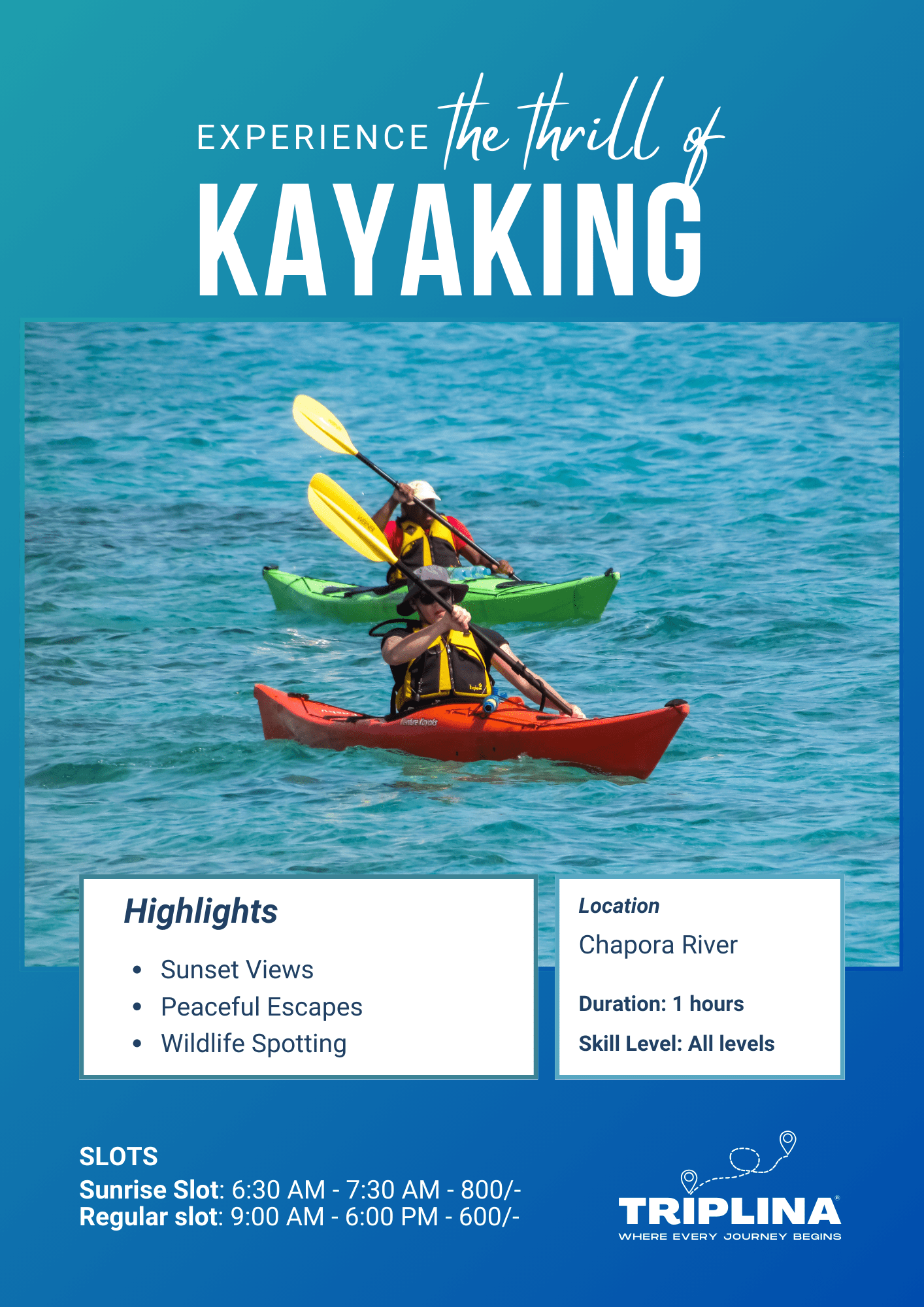 Kayaking in Goa